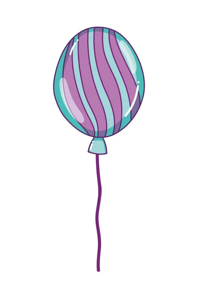 Schönes Ballon-Accessoire mit lustigem Stil — Stockvektor