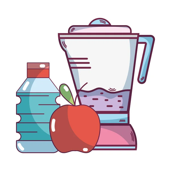 Fruit smoothie dessin animé — Image vectorielle