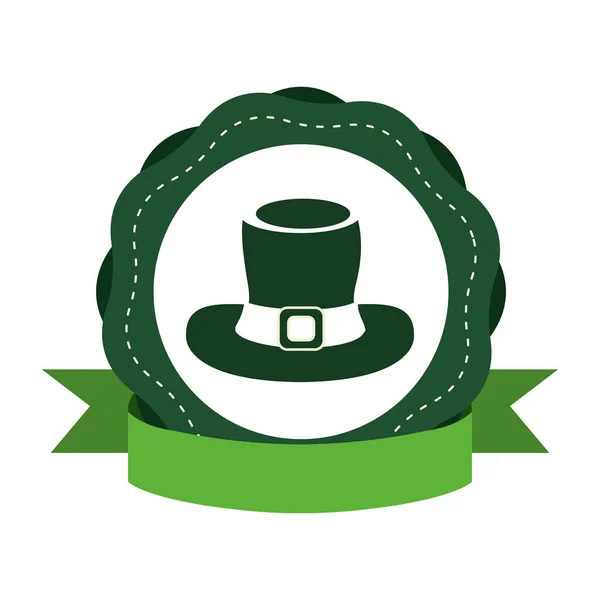 Diseño del sombrero de día de St patricks — Vector de stock