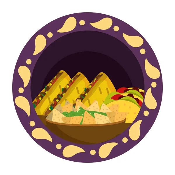 Gastronomie mexicaine — Image vectorielle