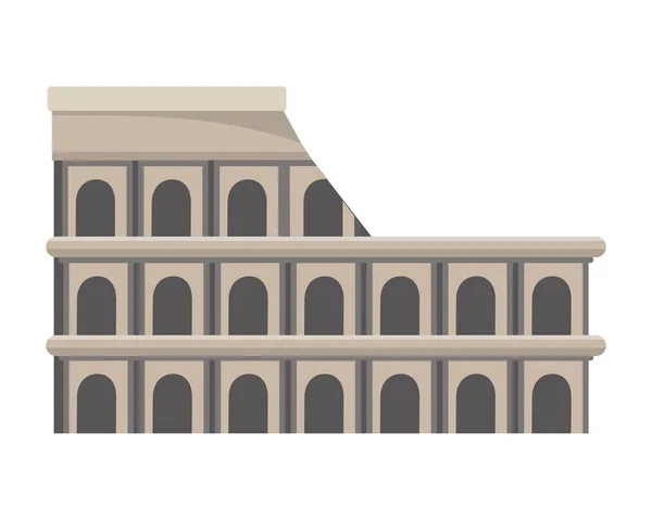 Icono de la estructura del coliseo — Vector de stock