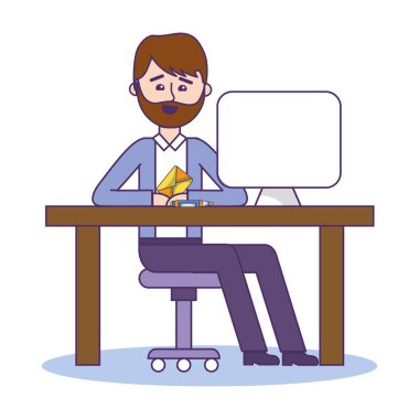 İşadamı ve ofis