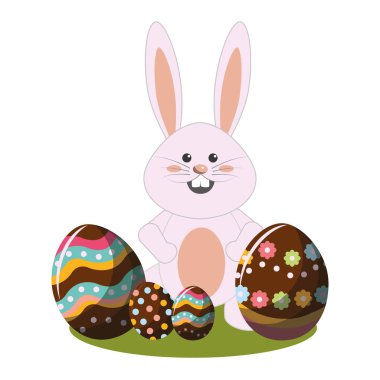 Mutlu Paskalya kutlamaları tasarım