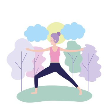 kadın ve yoga