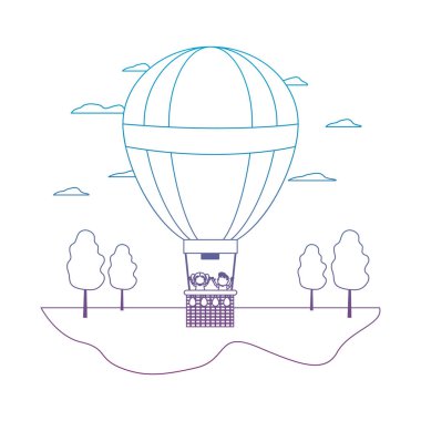 bozulmuş hat hava balon şirin eğlence çocuklu