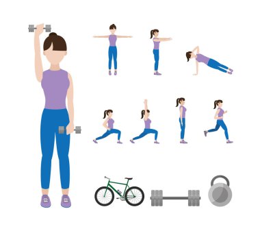 egzersiz fitness kadın