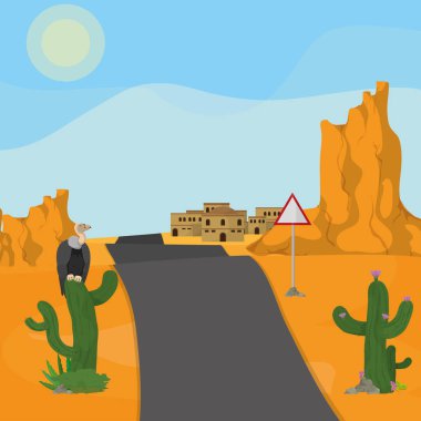 Anayola çöl şehir