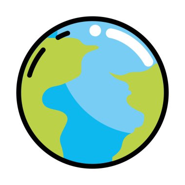 Dünya harita çizgi film