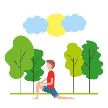 Uygun adam pratik Yoga