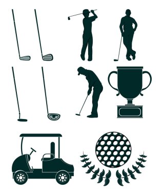 Set golf spor ekipmanları