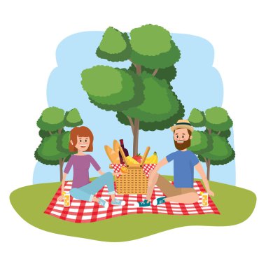 Çift ve piknik