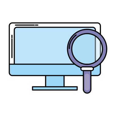 Bilgisayar ve Büyüteç camı