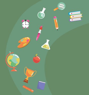 çalışma öğesi çizgi film