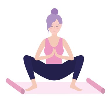 kadın ve yoga