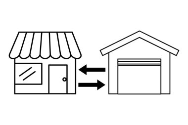 e-ticaret mağaza online çizgi film
