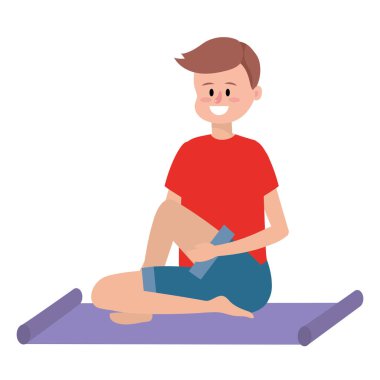 Uygun adam pratik Yoga