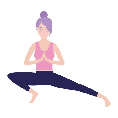 kadın ve yoga