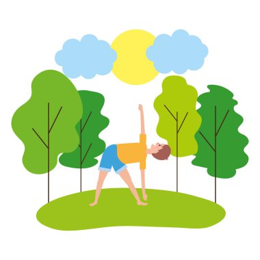 Uygun adam pratik Yoga