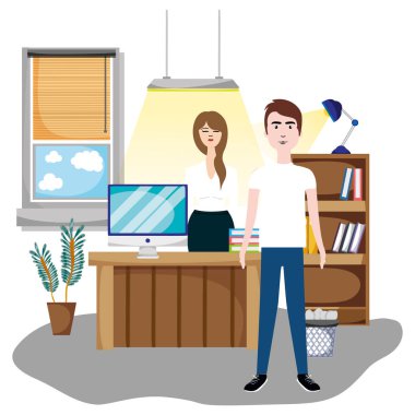 İş arkadaşınızın ofisi