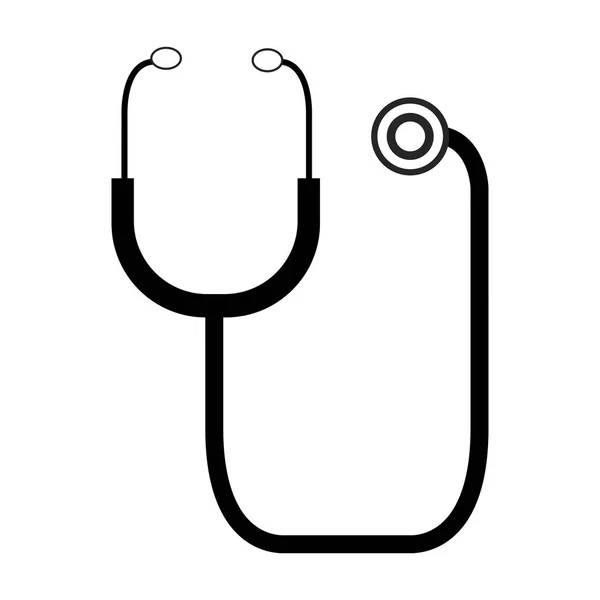 Symbole médical stéthoscope — Image vectorielle