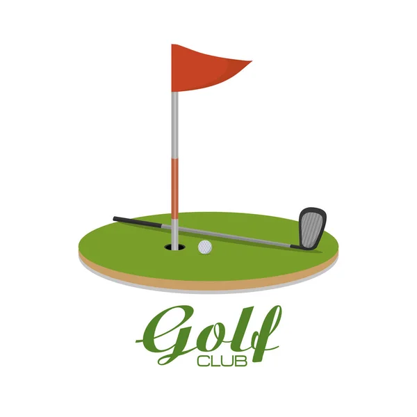 Club de golf sport — Image vectorielle