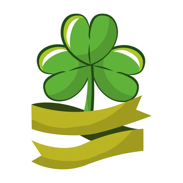 St patricks diseño de trébol de día — Vector de stock