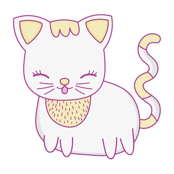 Kitty kočka karikatury — Stockový vektor