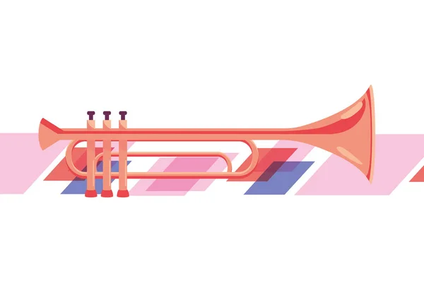 Muziek instrument cartoon — Stockvector