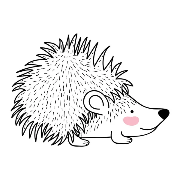 Porcupine animal rajz — Stock Vector