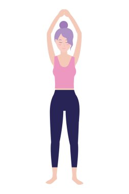 kadın ve yoga