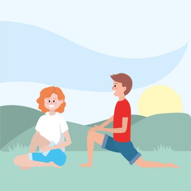 Çift pratik yoga uygun