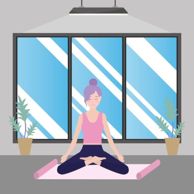 kadın ve yoga