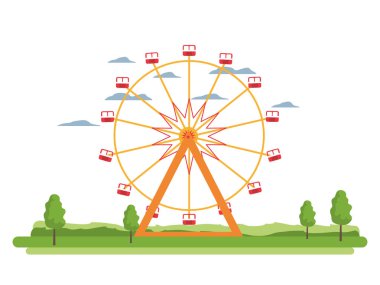 komik dönme dolap mekanik karnaval