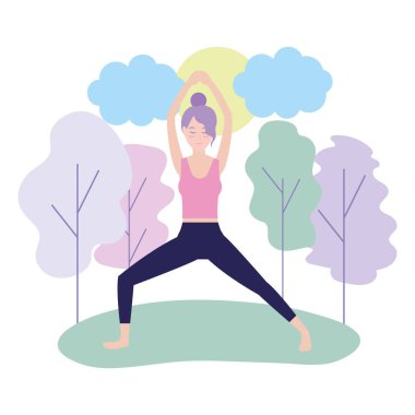 kadın ve yoga