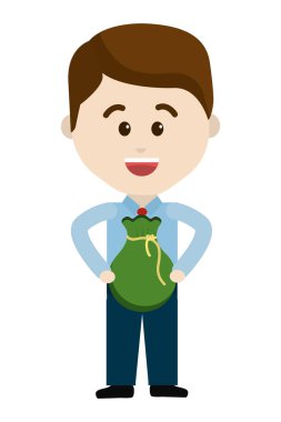 İzole para simgesi tasarım