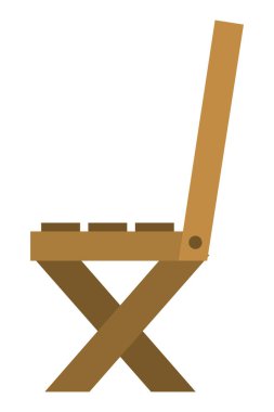 izole ahşap sandalye