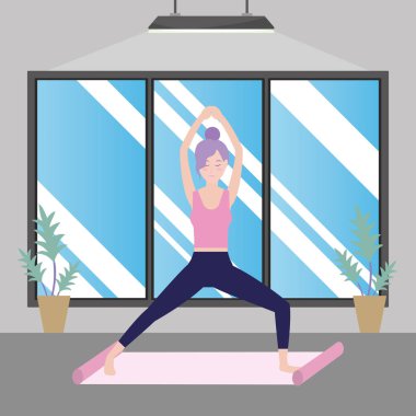 kadın ve yoga