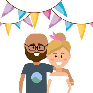 Parti insanları çizgi film