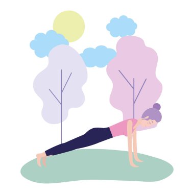 kadın ve yoga