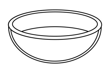 İzole kase tasarım