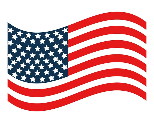 Drapeau des États-Unis — Image vectorielle