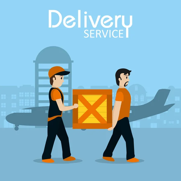 Koncepcja usługi dostawy — Wektor stockowy