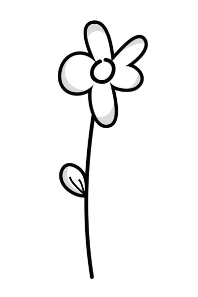 Квітка графічні мультфільму — стоковий вектор