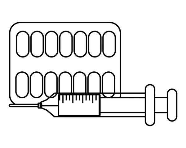 Isolato icona medica set design — Vettoriale Stock