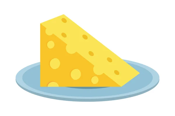 Alimentos lácteos con queso — Archivo Imágenes Vectoriales