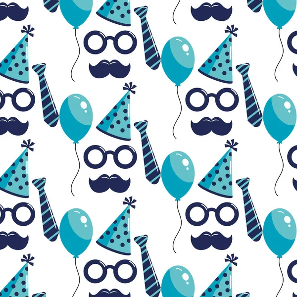 Birthday pattern background