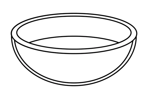 Isolated bowl design — Stock Vector