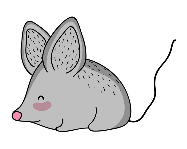 Ποντίκι άγριων ζώων γελοιογραφία — Διανυσματικό Αρχείο