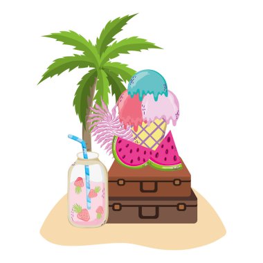 Yaz ve tropikal içecekler