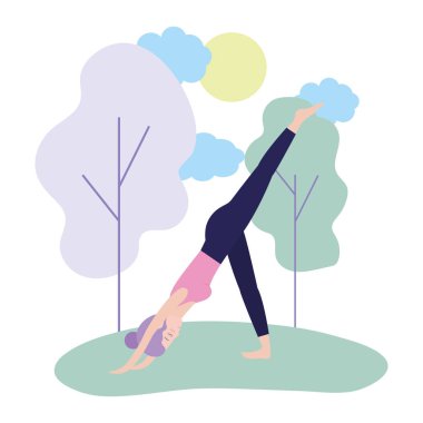 kadın ve yoga